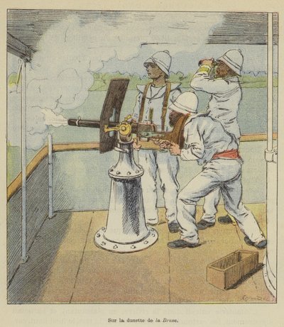 På den modiga bajsen av after Louis Charles Bombled