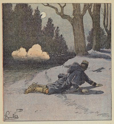 Chambords överraskning, överstelöjtnant Pinelli av after Louis Charles Bombled