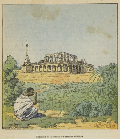 Graven av premiärministerns familj av after Louis Charles Bombled