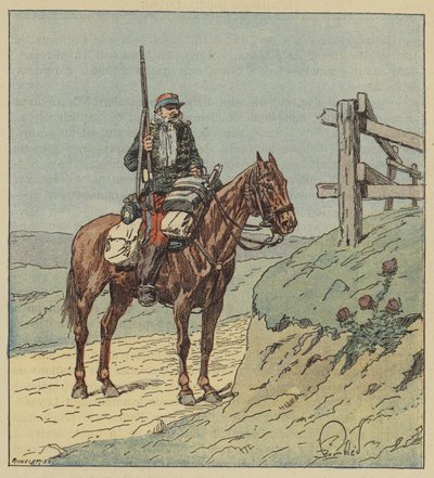 Stjärnan av de 6:e husarerna av after Louis Charles Bombled