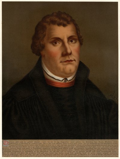 Martin Luther av after Lucas Cranach the Elder