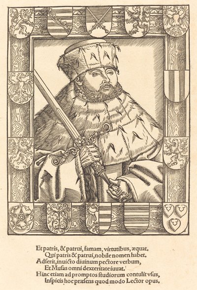 John Frederic the Magnanimous, i kurvalskläder av after Lucas Cranach the Younger