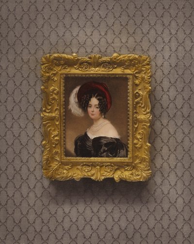Portrait of an unknown lady  av after Moritz Michael Daffinger