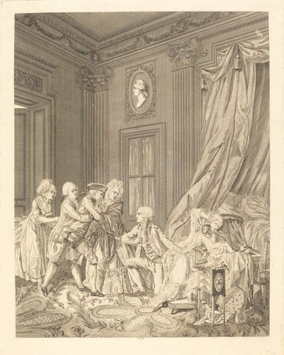 Förföraren av after Niclas Lafrensen II