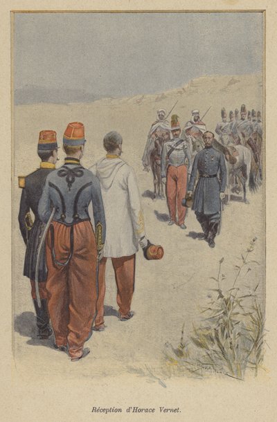 Mottagandet av Horace Vernet av after Paris