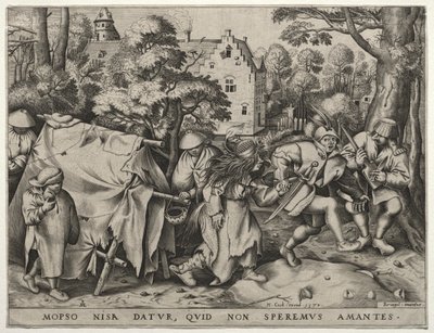 Bröllopet mellan Mopsus och Nisa av after Pieter Bruegel