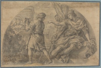 Masinissa och Sophonisba av after Pietro da Cortona