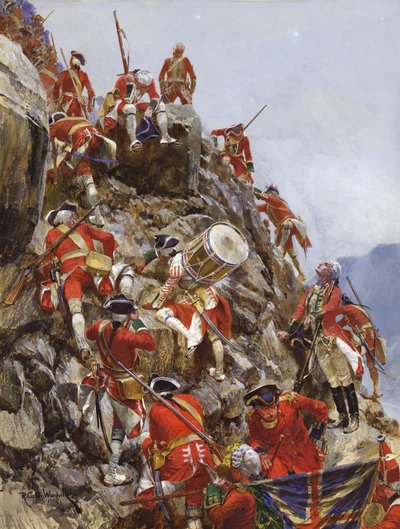 Skalning av Abrahams höjder av after Richard Caton II Woodville