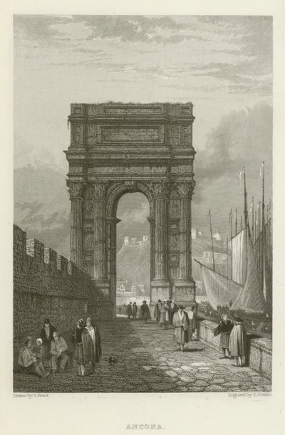 Ancona av Samuel (after) Prout