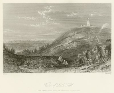 Utsikt över Leith Hill av after Thomas Allom