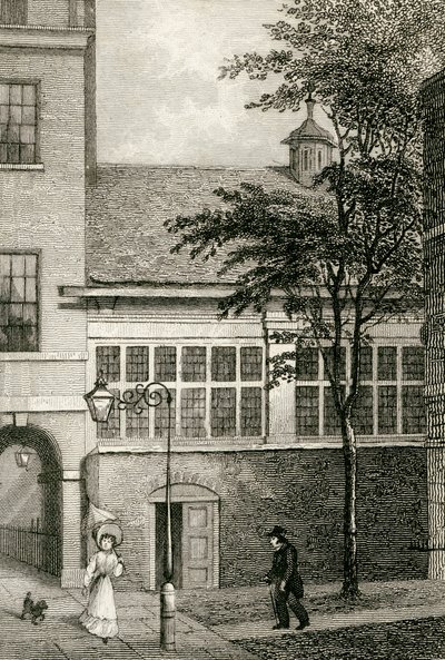 Barnards Inn Hall, 1830 av Thomas Hosmer after Shepherd