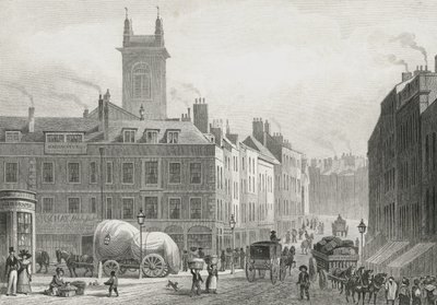 Holborn Bridge, 1831 av Thomas Hosmer after Shepherd