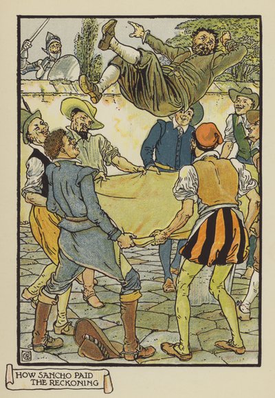 Hur Sancho betalade avräkningen av after Walter Crane
