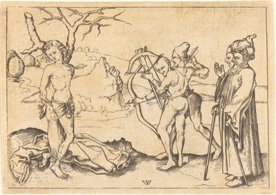 Sankt Sebastians martyrskap av after Wenzel von Olmutz