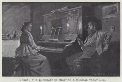 Morgan bushranger njuter av en musikalisk upplevelse av after William Hatherell