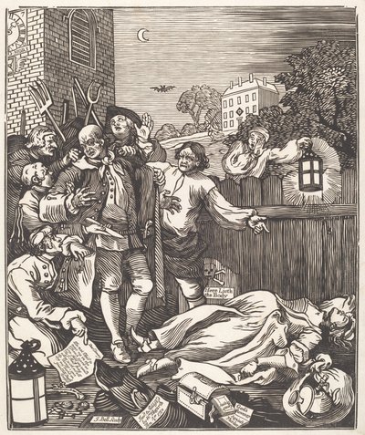 Grymhet i perfektion av after William Hogarth John Bell