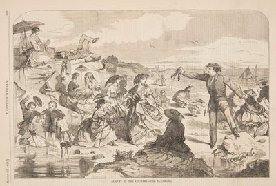 Augusti på landet – Sea-Shore av Winslow Homer