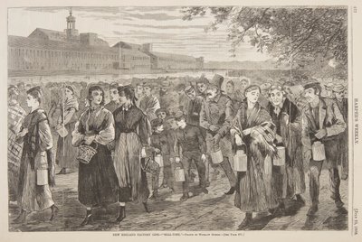 New England Factory Life – "Bell-Time" av Winslow Homer