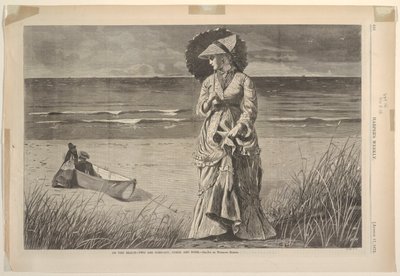 "På stranden, två är sällskap, tre är inga" av Winslow Homer