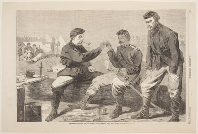 Thanksgiving-Day in the Army – Efter middagen: The Wish-Bone av Winslow Homer