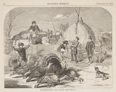 Thanksgiving Day – sätt och medel av Winslow Homer