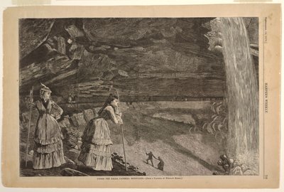 Under the Falls, Catskill Mountains av Winslow Homer