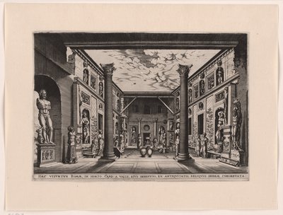 Bildentuin i Palazzo Valle, Capranica av anonymous (attributed to)