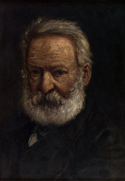 Franska:  Porträtt av Victor Hugo av anonymous 