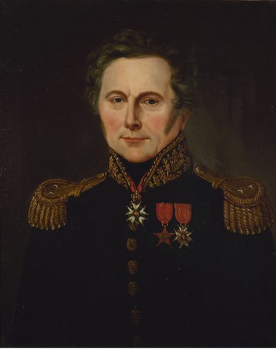 Franska: Portrait du général Louis Hugo (1777-1843) av anonymous 
