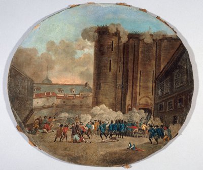 Franska: Bastiljens intagning den 14 juli 1789 (P707-1) av anonymous 