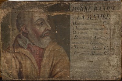 Porträtt av matematikern Petrus Ramus av anonymous 