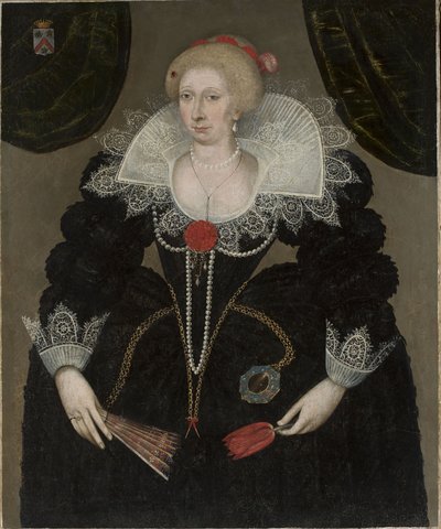 Porträtt av Susanne le Royer de Brisolliéres av anonymous 