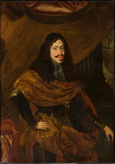 Porträtt av kejsar Leopold I Habsburg (1640-1705) av anonymous 