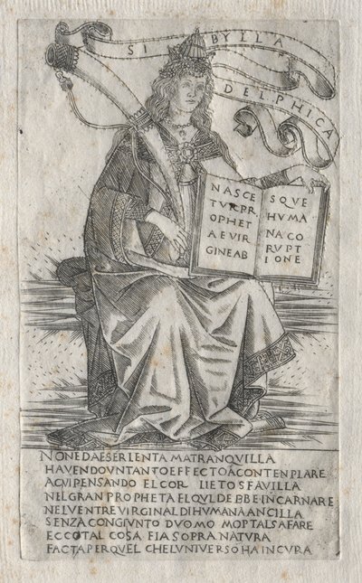 Sibyllerna: Delphian Sibyll av attributed to Francesco Rosselli