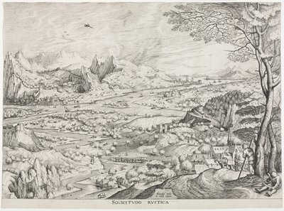 De stora landskapen: Rural Solicitus av attributed to Jan van Doetechum