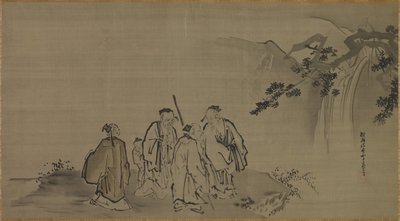kinesiska vise av attributed to Kano Tan’yū