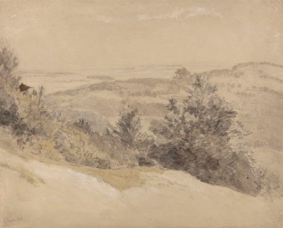 Boxhill av attributed to Samuel Palmer