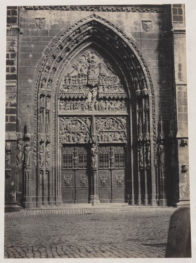 Entré, St. Lorenz-katedralen, Nürnberg av attributed to Schrag