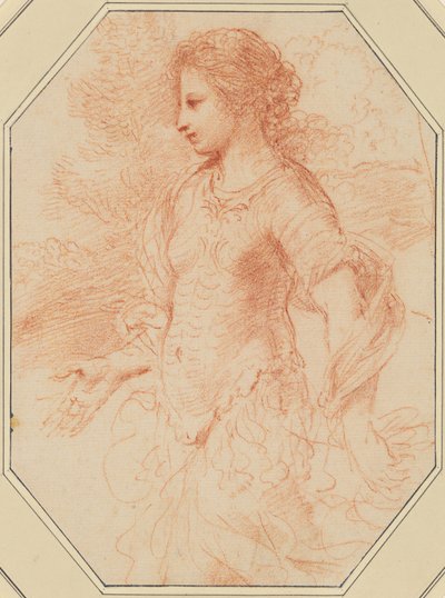 Erminia av called Guercino Giovanni Francesco Barbieri