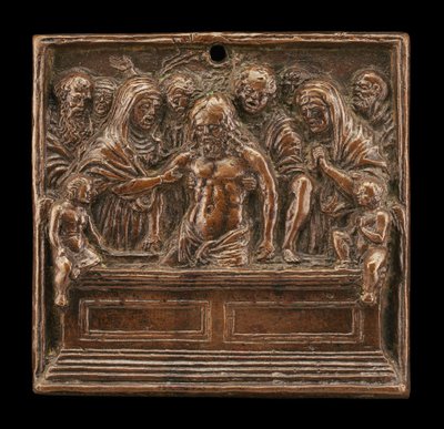 Gravläggningen av called Riccio Andrea Briosco
