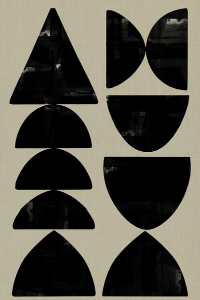 Abstrakta geometriska former av cartissi