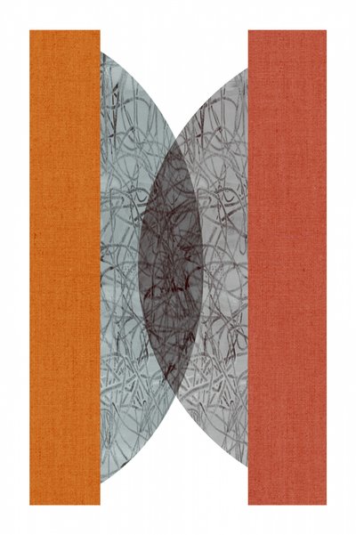 Abstrakt orange geometri av cartissi