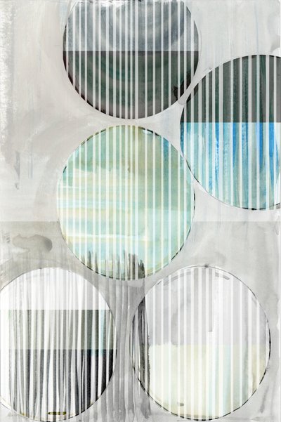Abstrakta randiga cirklar av cartissi