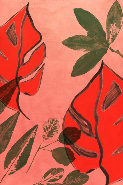 Korallens tropiska blad av cartissi