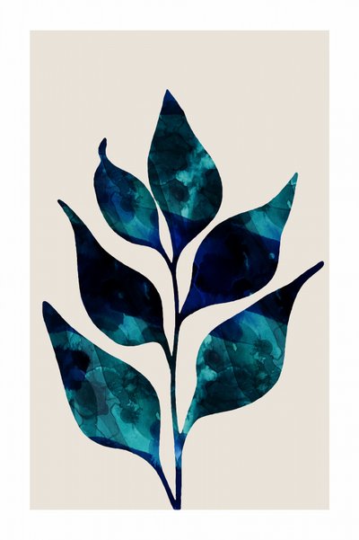 Deep Blue Botanicals av cartissi