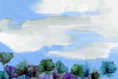 Drömmande blommig himmel av cartissi