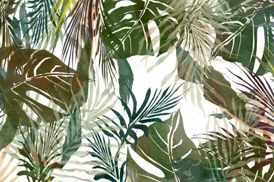 Frodiga tropiska blad av cartissi