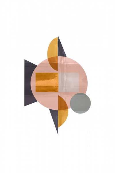 Modernt geometriskt i rosa av cartissi