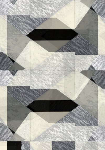 Monokromatisk geometrisk abstraktion av cartissi