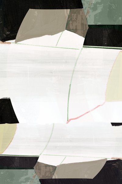 Dämpad geometrisk abstrakt konst av cartissi